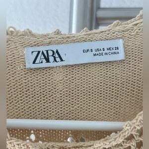 Zara crochet top